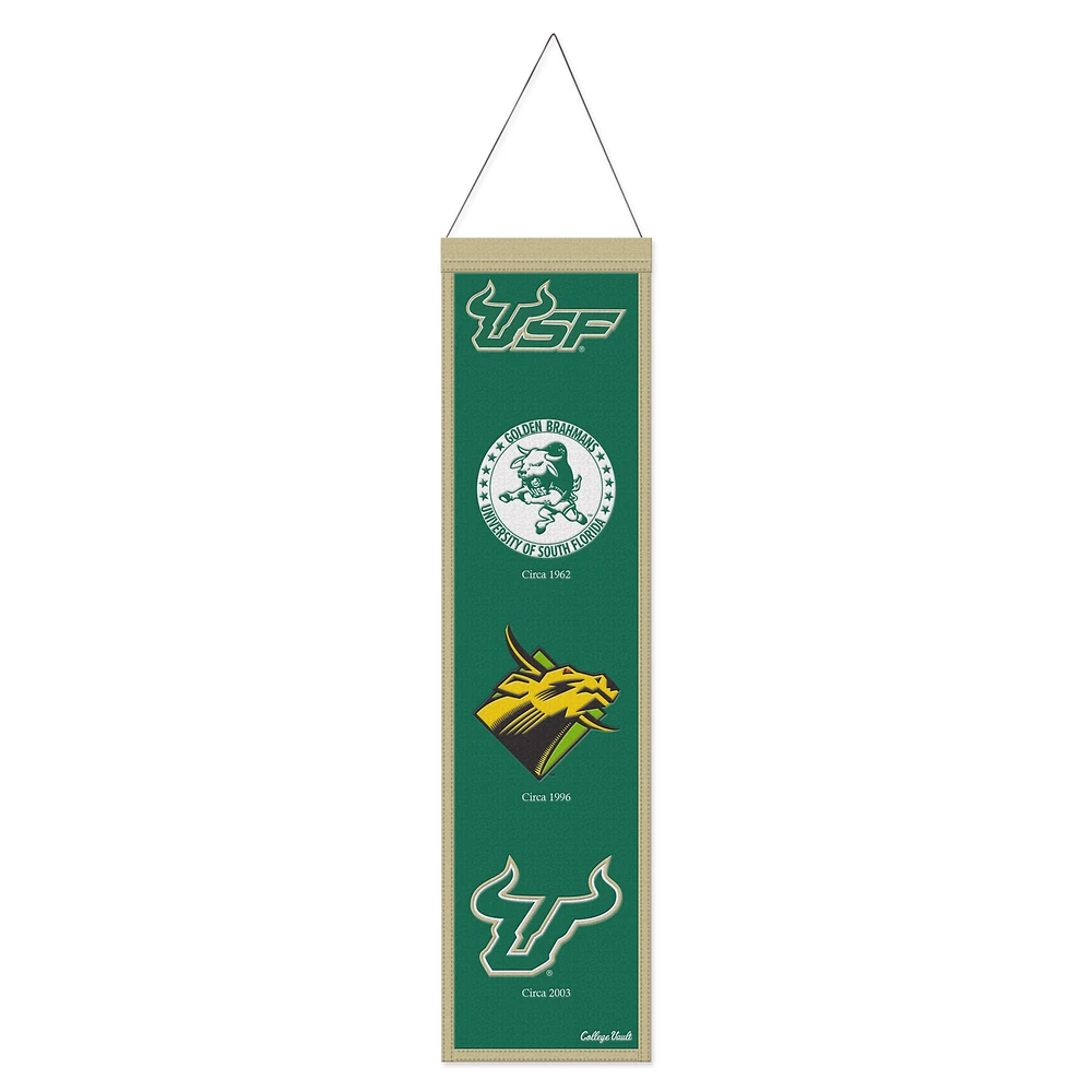 WinCraft South Florida Bulls 8" x 32" Wool Evolution Banner