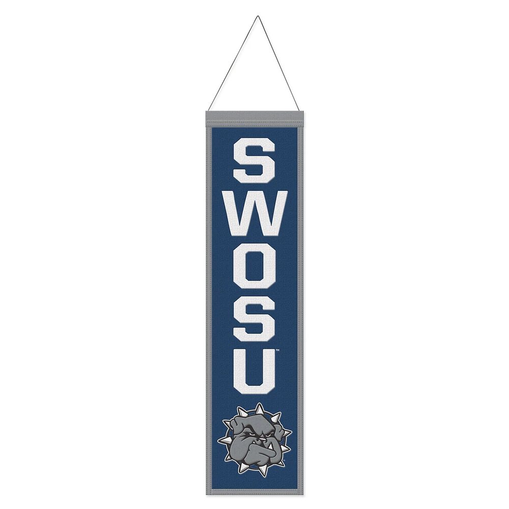 WinCraft Southwestern Oklahoma State Bulldogs 8" x 32" Wool Evolution Banner