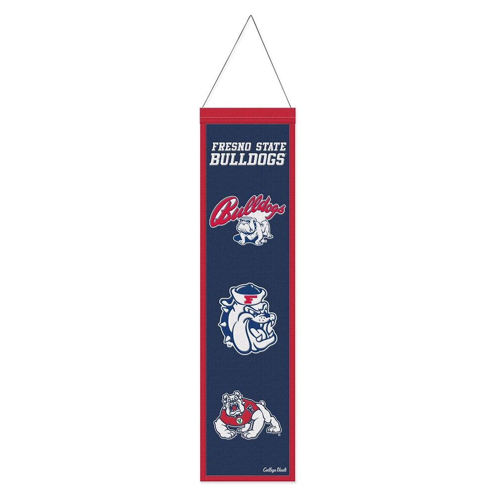 WinCraft Fresno State Bulldogs 8" x 32" Wool Evolution Banner