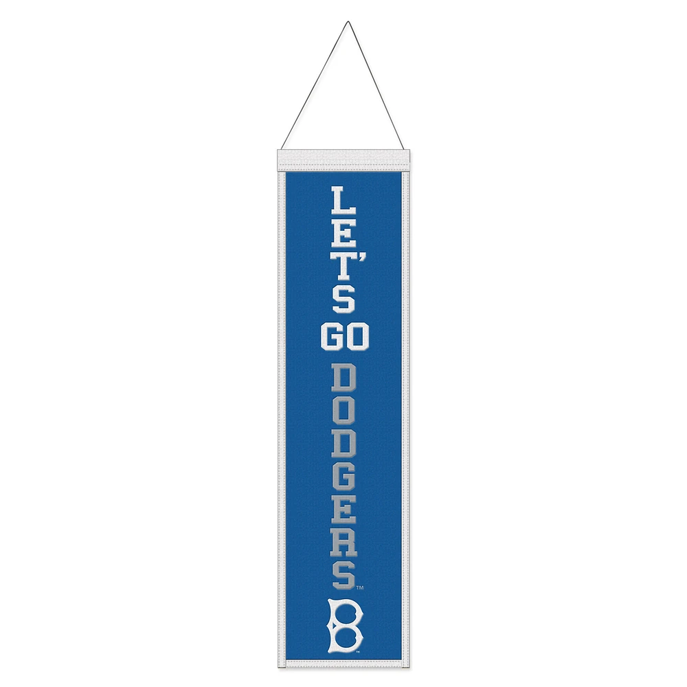 WinCraft Los Angeles Dodgers 8" x 32" Wool Evolution Banner