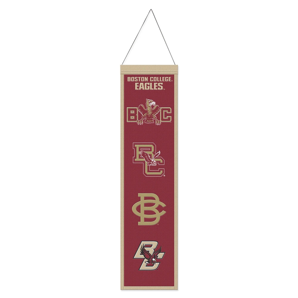 WinCraft Boston College Eagles 8" x 32" Wool Evolution Banner