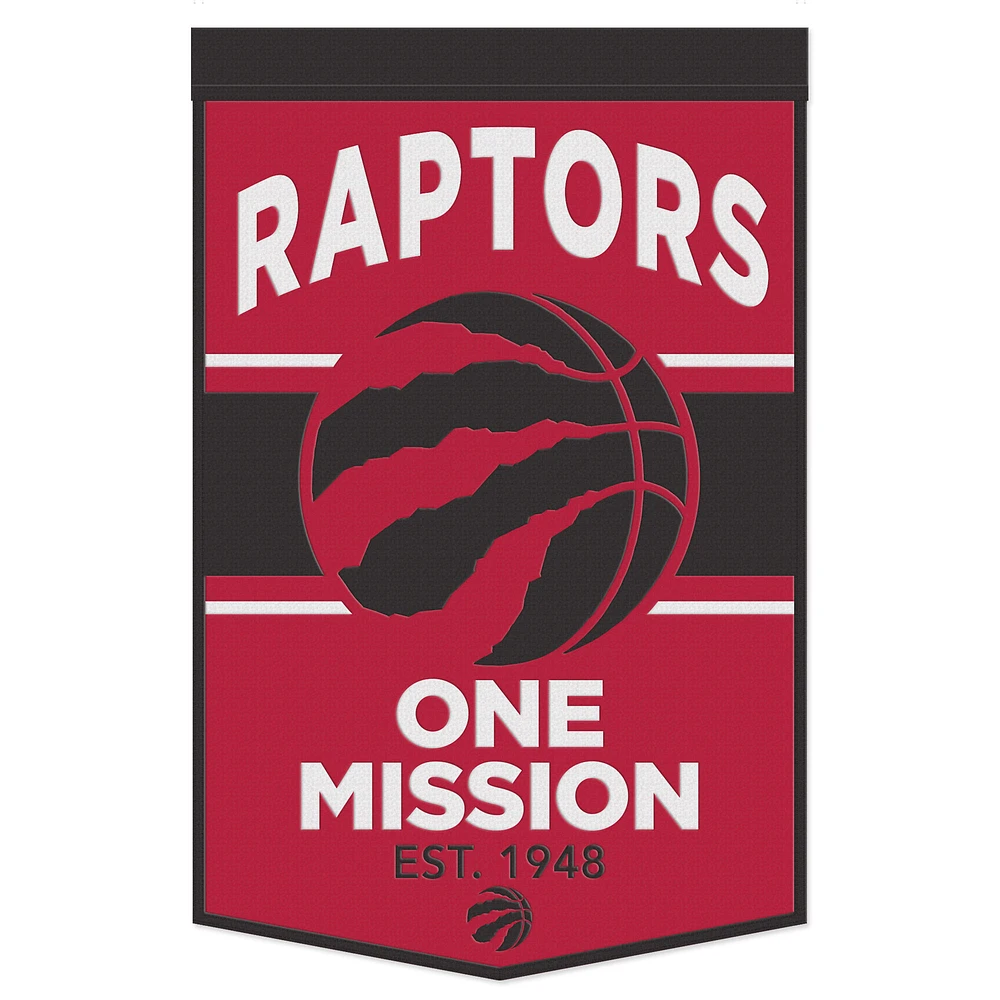 WinCraft Toronto Raptors 24" x 38" Wool Slogan Banner