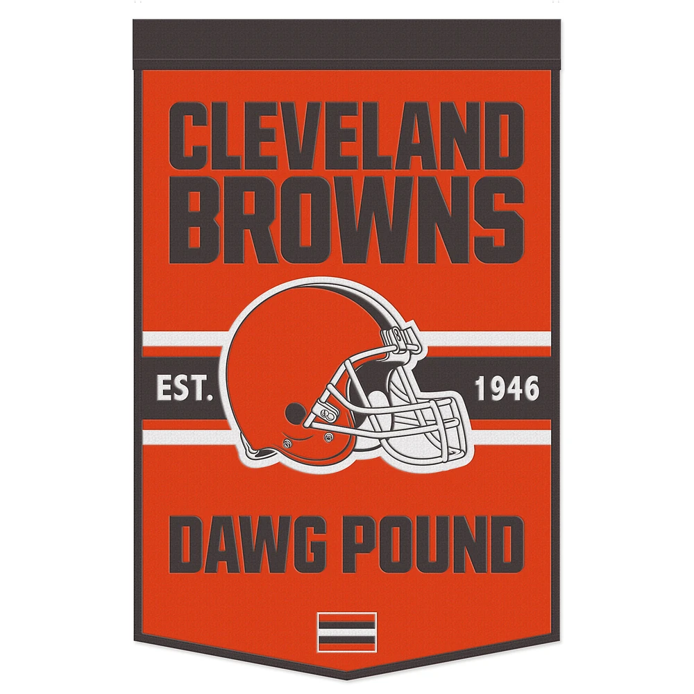 WinCraft Cleveland Browns 24" x 38" Wool Slogan Banner