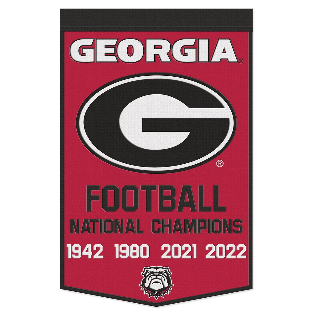 WinCraft Georgia Bulldogs 24" x 38" Wool Championship Banner