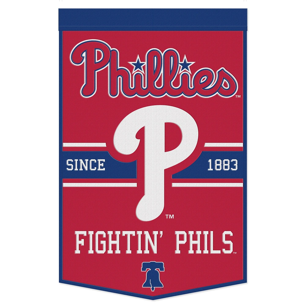 WinCraft Philadelphia Phillies 24" x 38" Wool Slogan Banner