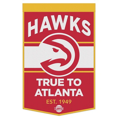 WinCraft Atlanta Hawks 24" x 38" Wool Slogan Banner