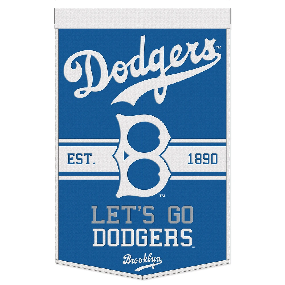 WinCraft Los Angeles Dodgers 24" x 38" Wool Slogan Banner