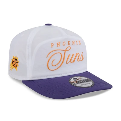 Men's New Era White/Purple Phoenix Suns 2025 NBA Draft On-Stage Nylon 19TWENTY Adjustable Hat
