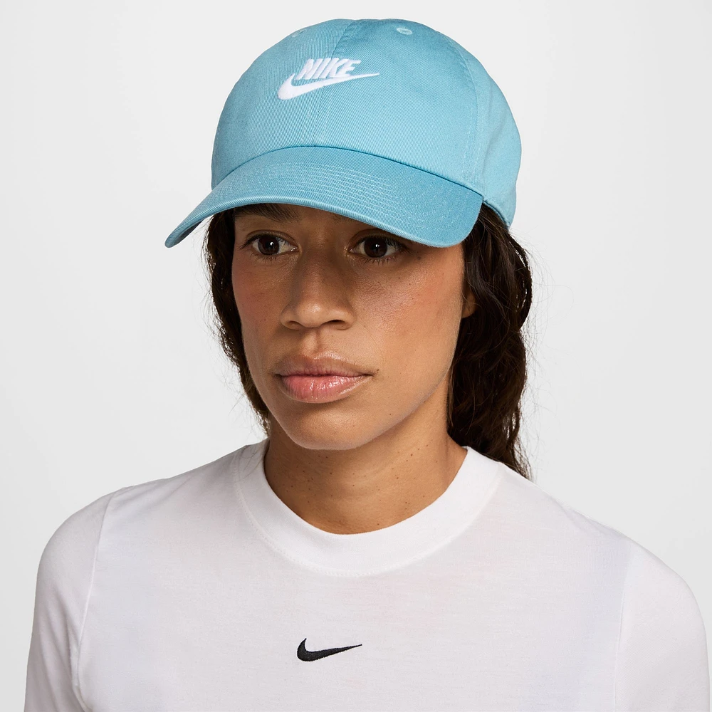 Unisex Nike Turquoise Futura Wash Club Adjustable Hat
