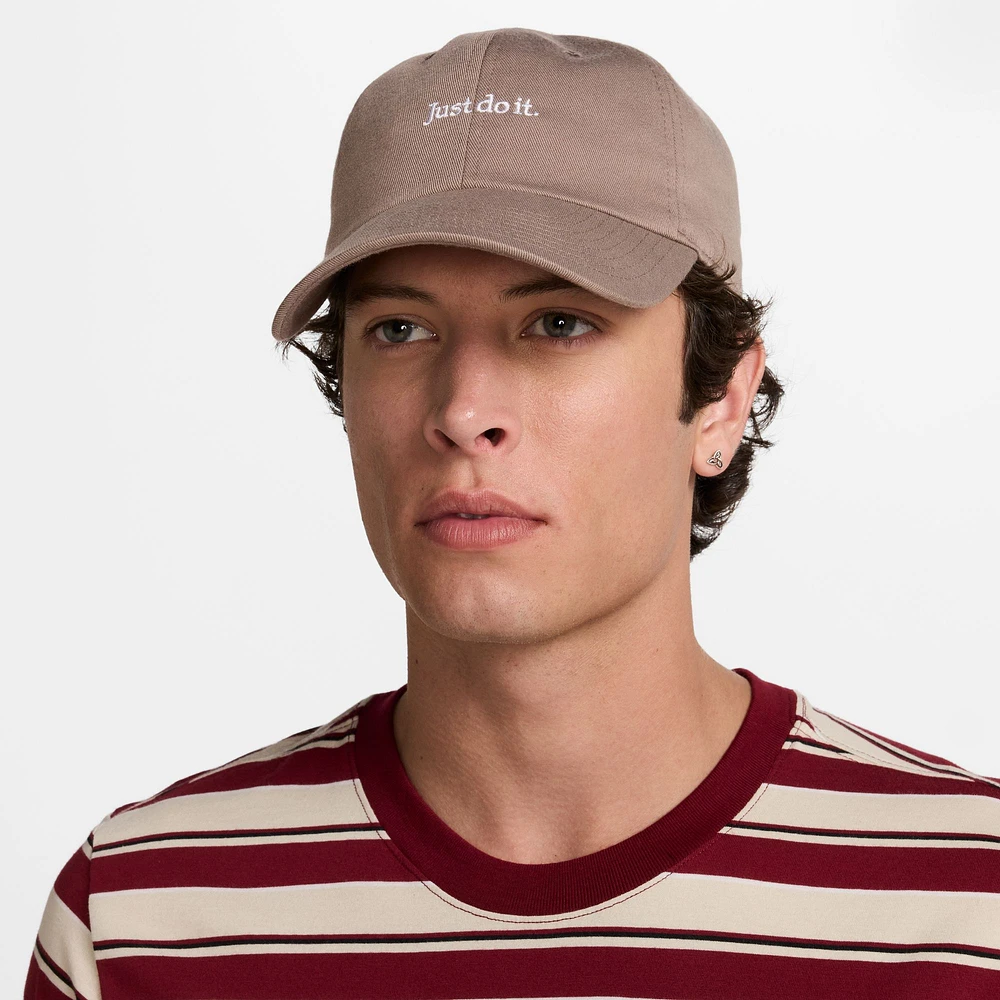 Unisex Nike Brown Just Do It Lifestyle Club Adjustable Hat
