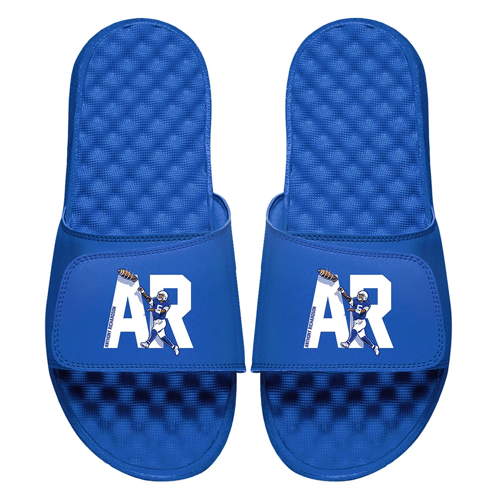 Youth ISlide Anthony Richardson Royal NFLPA Pass Slide Sandals
