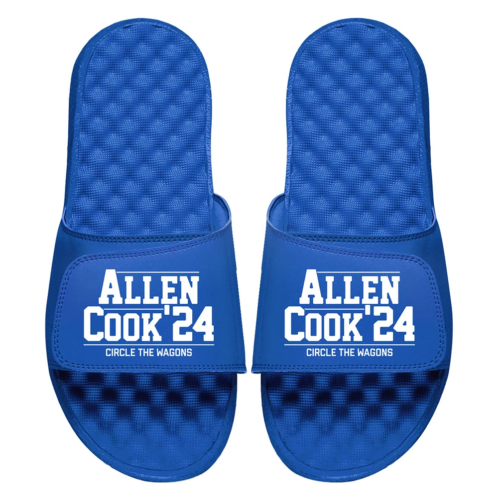 Youth ISlide Josh Allen and James Cook Royal NFLPA 2024 Campaign Slide Sandals