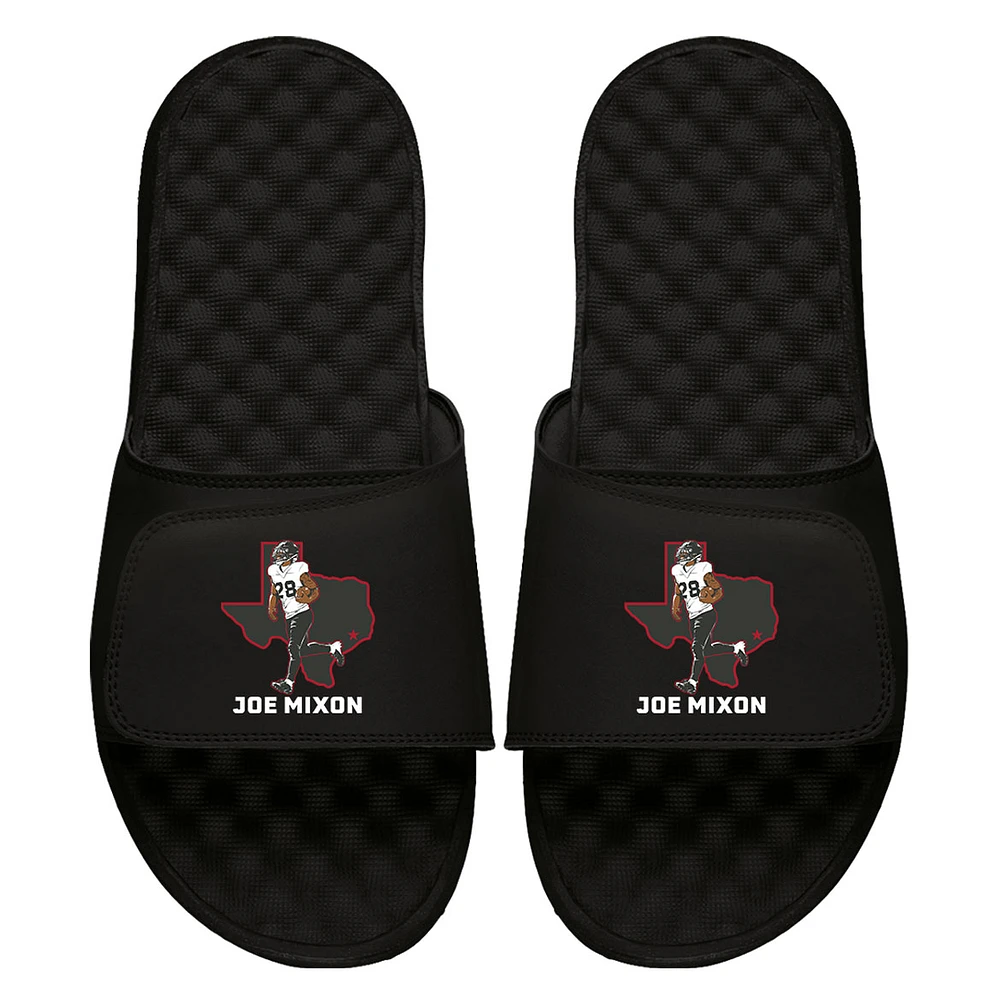 Youth ISlide Joe Mixon Black NFLPA State Outline Slide Sandals