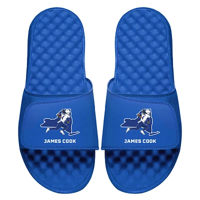 Youth ISlide James Cook Royal NFLPA State Outline Slide Sandals