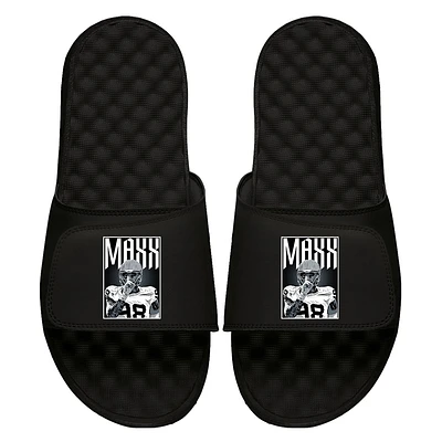 Youth ISlide Maxx Crosby Black NFLPA Poster Slide Sandals