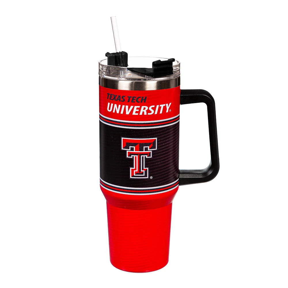 Texas Tech Red Raiders 40oz. Stainless Steel Canyon Cup with Straw