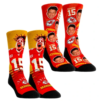 Unisex Rock Em Socks Patrick Mahomes Kansas City Chiefs NFL-Player Two-Pack Crew Set