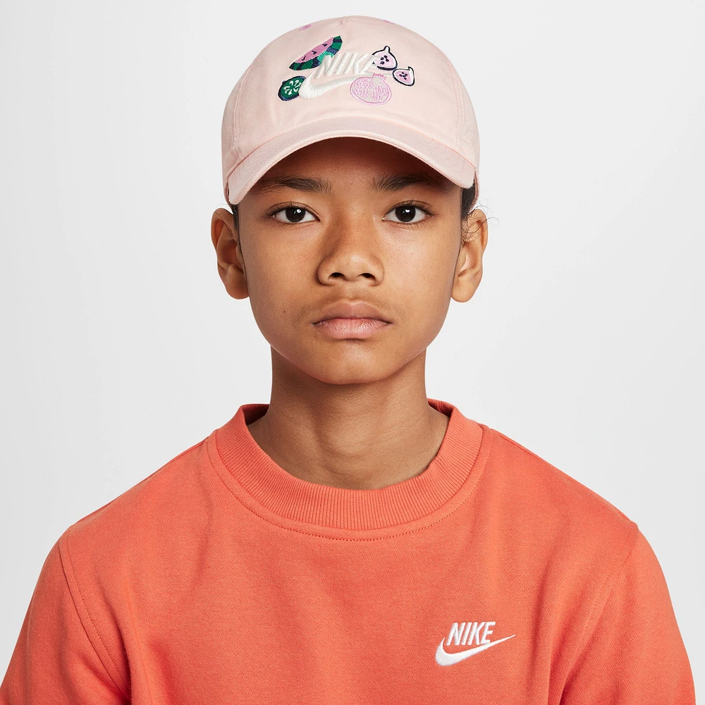 Youth Nike Light Pink Fruit Club Adjustable Hat