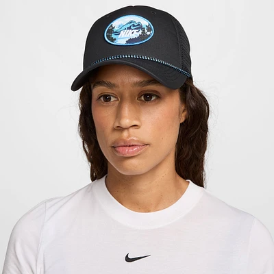 Unisex Nike Black Rise Trucker Adjustable Hat