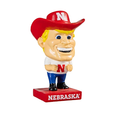 Nebraska Huskers Lil Big Head Mascot Garden Statue