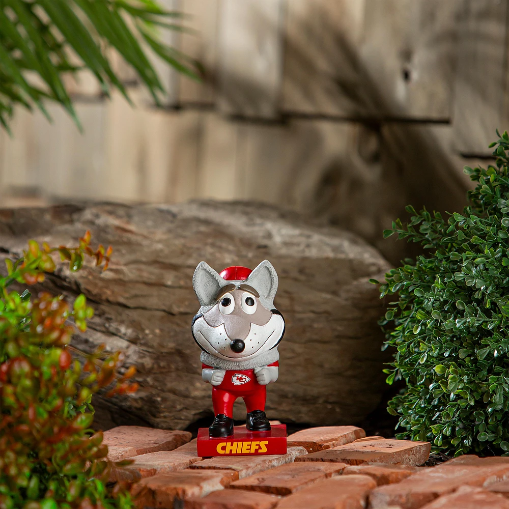 Kansas City Chiefs Lil Big Head Mascot Garden Statue