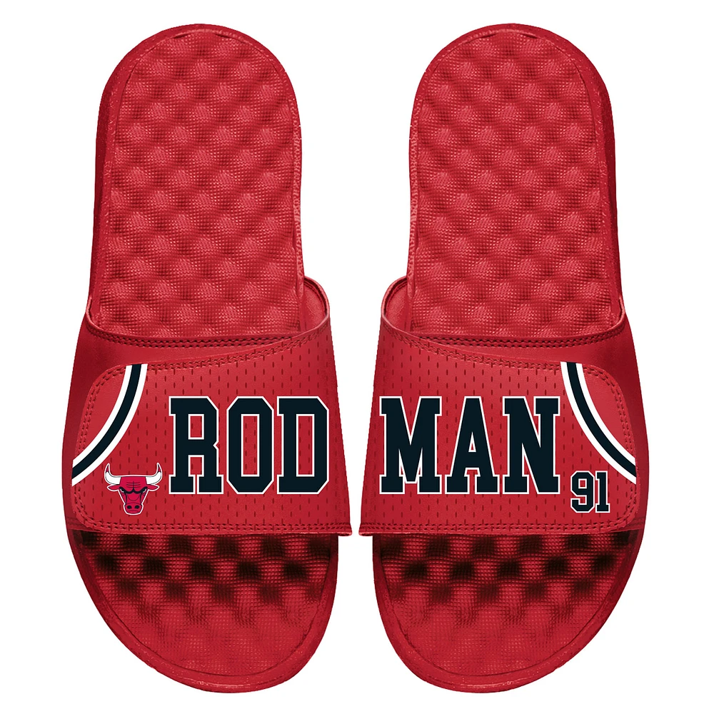 Unisex ISlide Dennis Rodman Chicago Bulls Retired Player Jersey Slide Sandals