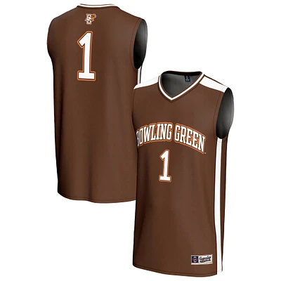 Unisex GameDay Greats #1 Brown Bowling Green St. Falcons Lightweight Basketball Fashion Jersey