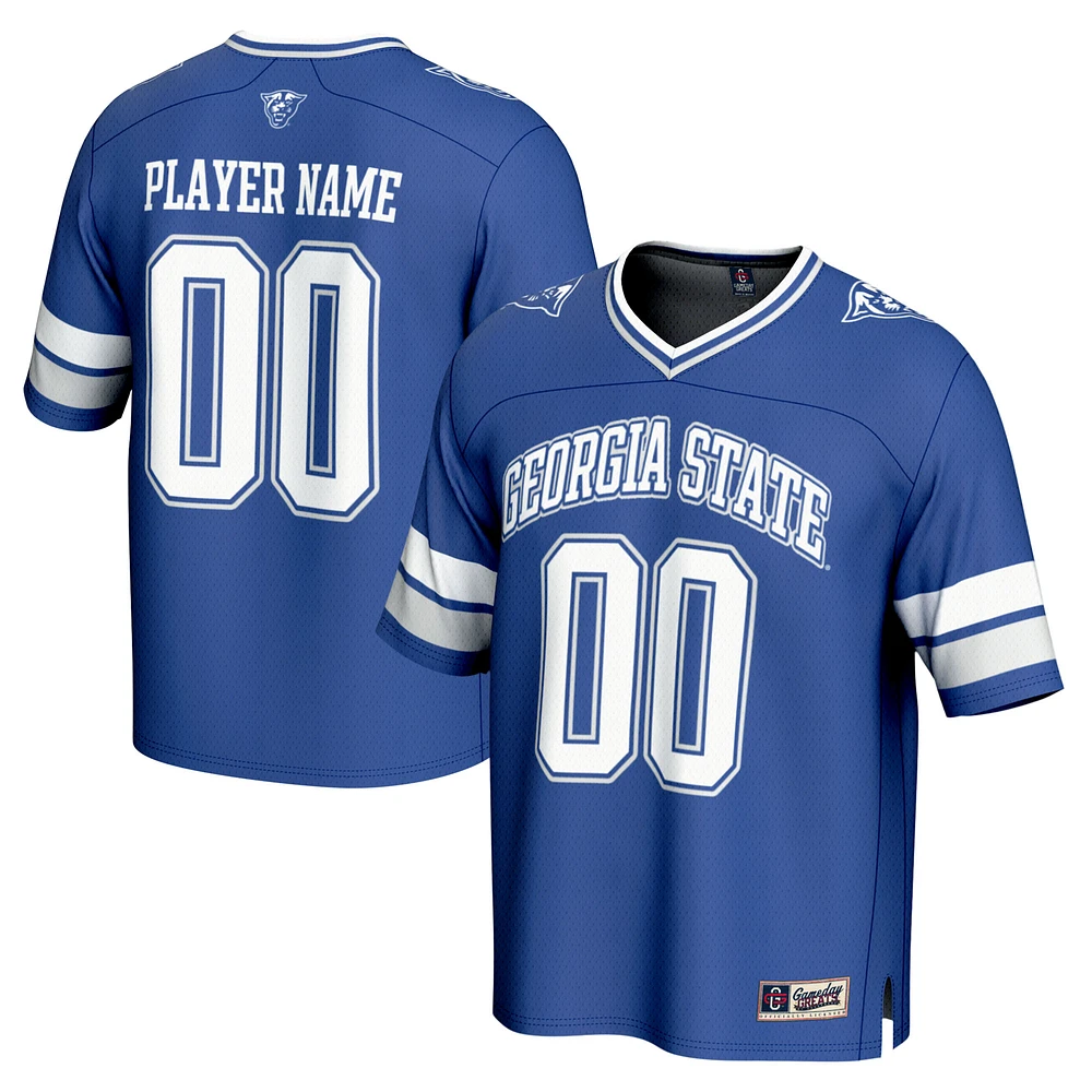 Unisex GameDay Greats Blue Georgia State Panthers NIL Pick-A-Player Lightweight Football Fashion Jersey