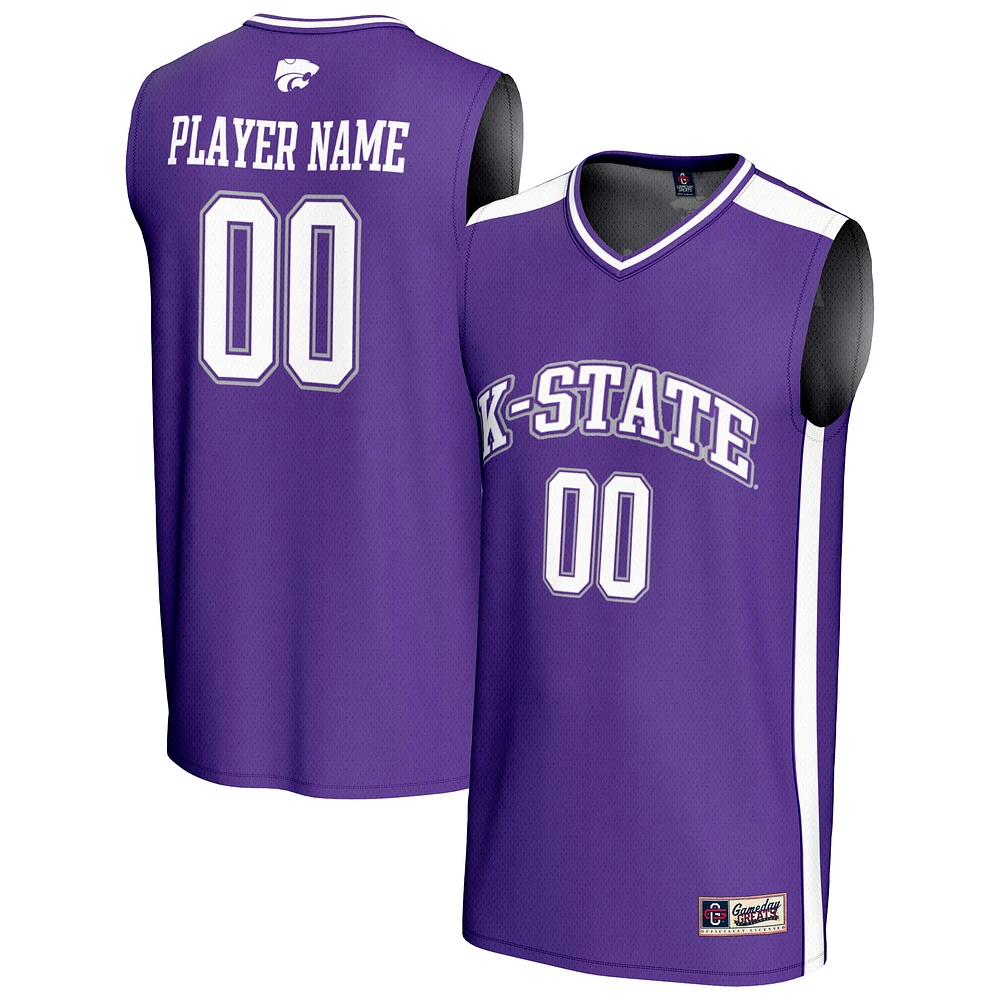 Unisex GameDay Greats Purple Kansas State Wildcats NIL Pick-A-Player Lightweight Men's Basketball Fashion Jersey
