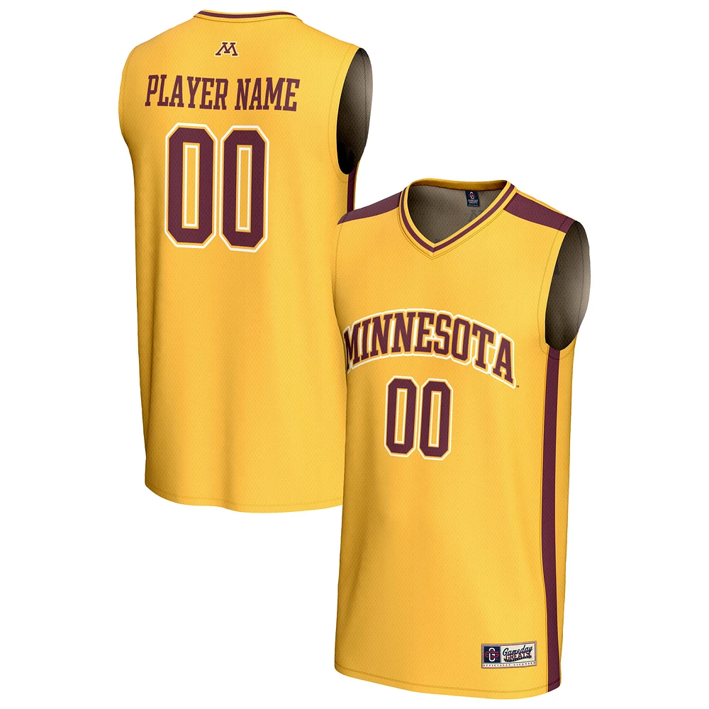 Unisex GameDay Greats Gold Minnesota Golden Gophers NIL Pick-A-Player Lightweight Women's Basketball Fashion Jersey