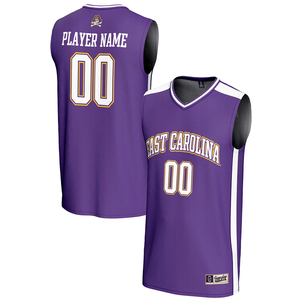Unisex GameDay Greats Purple ECU Pirates NIL Pick-A-Player Lightweight Women's Basketball Fashion Jersey