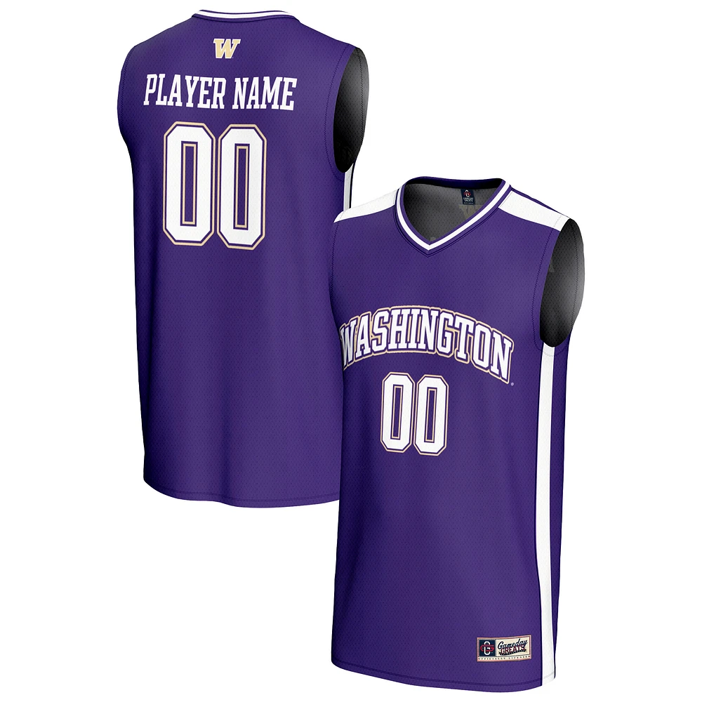 Unisex GameDay Greats Purple Washington Huskies NIL Pick-A-Player Lightweight Women's Basketball Fashion Jersey