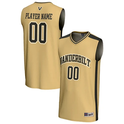 Unisex GameDay Greats Gold Vanderbilt Commodores NIL Pick-A-Player Lightweight Women's Basketball Fashion Jersey