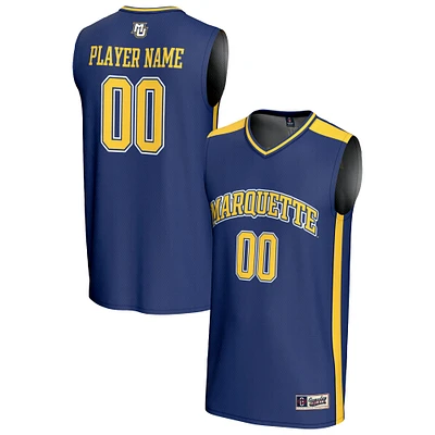 Youth GameDay Greats Blue Marquette Golden Eagles NIL Pick-A-Player Lightweight Women's Basketball Fashion Jersey