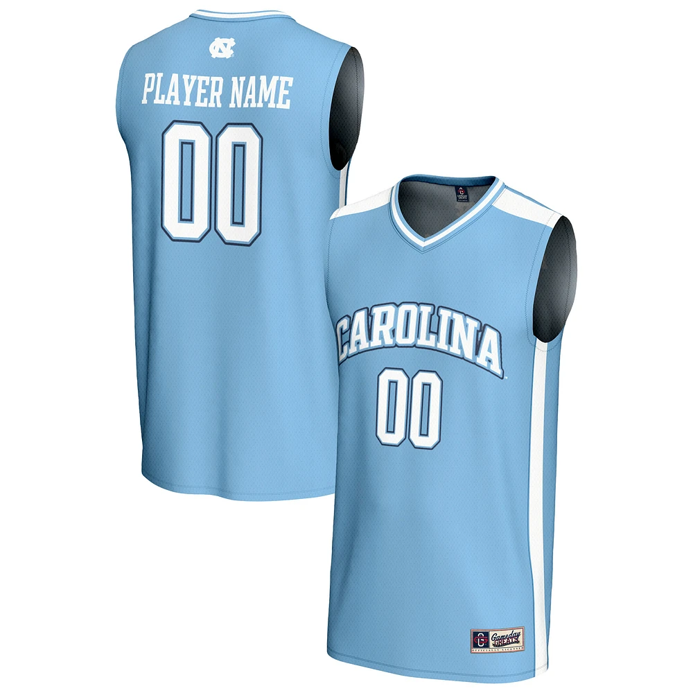 Youth GameDay Greats Carolina Blue North Tar Heels NIL Pick-A-Player Lightweight Women's Basketball Fashion Jersey