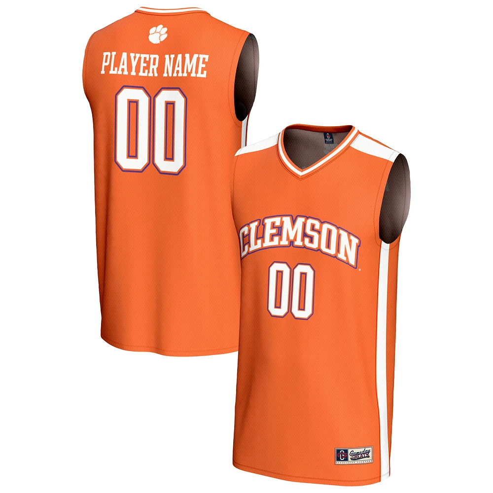 Youth GameDay Greats Orange Clemson Tigers NIL Pick-A-Player Lightweight Women's Basketball Fashion Jersey