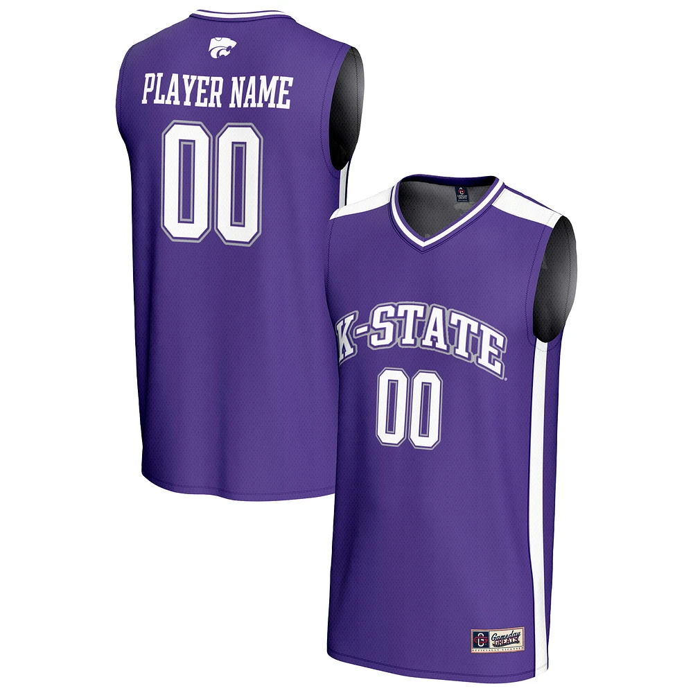 Youth GameDay Greats Purple Kansas State Wildcats NIL Pick-A-Player Lightweight Women's Basketball Fashion Jersey