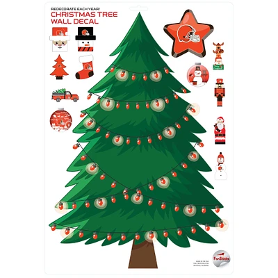 Cleveland Browns Holiday Wall Decal