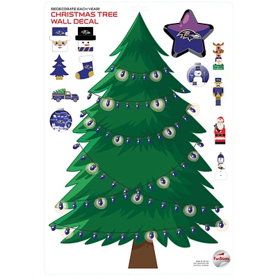Baltimore Ravens Holiday Wall Decal