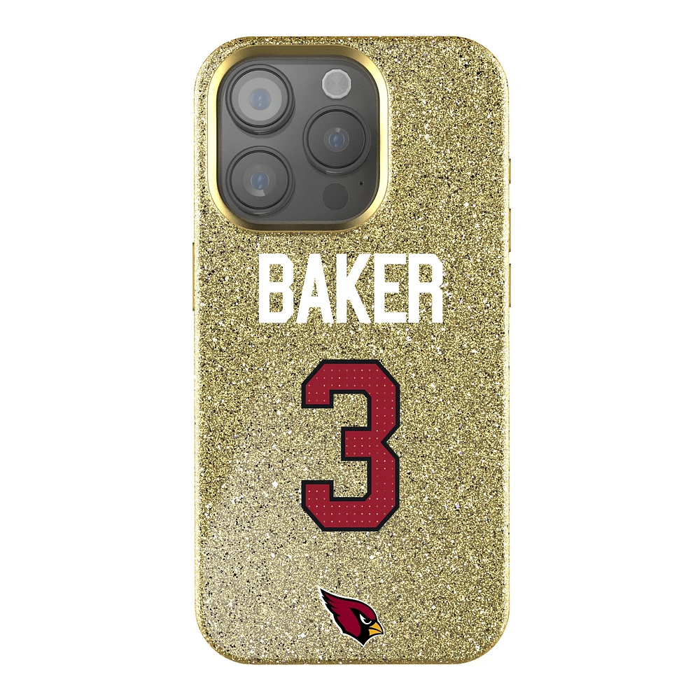 Keyscaper Budda Baker Gold Arizona Cardinals Bling iPhone Case
