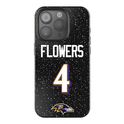 Keyscaper Zay Flowers Black Baltimore Ravens Bling iPhone Case