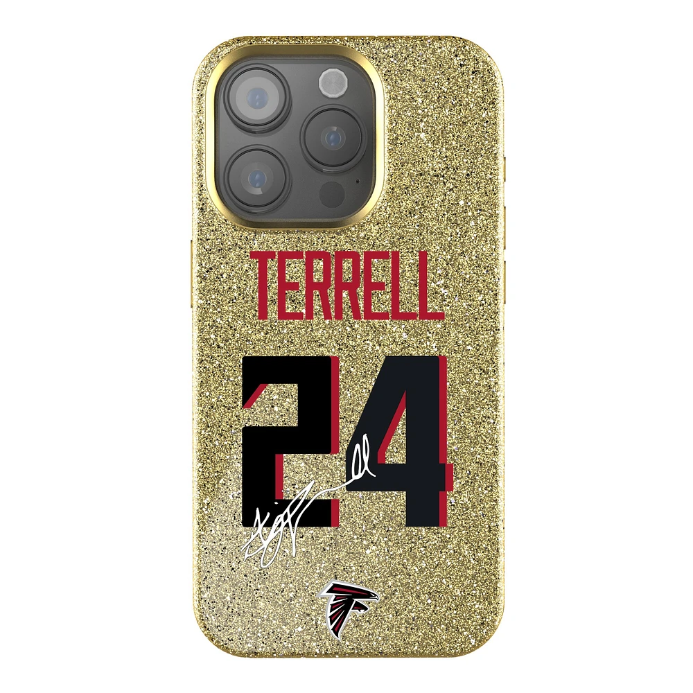 Keyscaper A.J. Terrell Gold Atlanta Falcons Bling iPhone Case