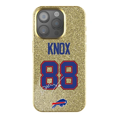 Keyscaper Dawson Knox Gold Buffalo Bills Bling iPhone Case