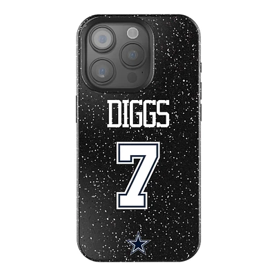 Keyscaper Trevon Diggs Black Dallas Cowboys Bling iPhone Case
