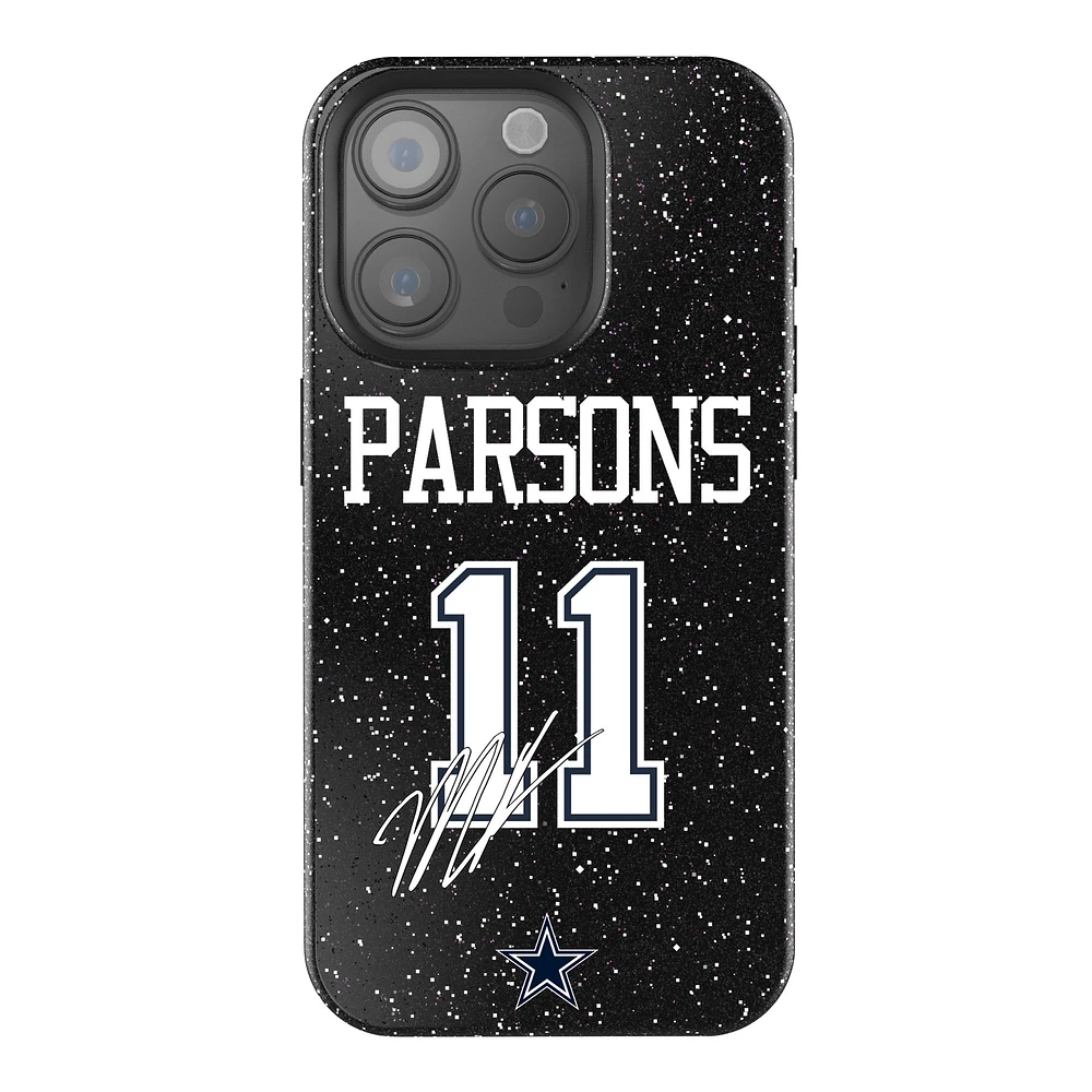 Keyscaper Micah Parsons Black Dallas Cowboys Bling iPhone Case