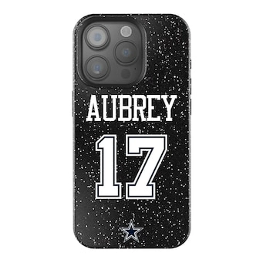 Keyscaper Brandon Aubrey Black Dallas Cowboys Bling iPhone Case