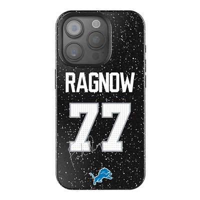 Keyscaper Frank Ragnow Black Detroit Lions Bling iPhone Case