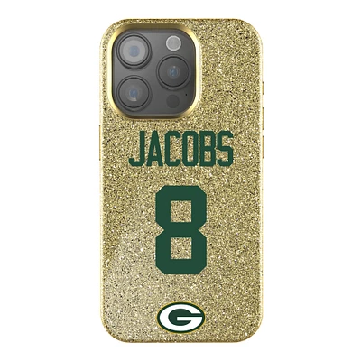 Keyscaper Josh Jacobs Gold Green Bay Packers Bling iPhone Case