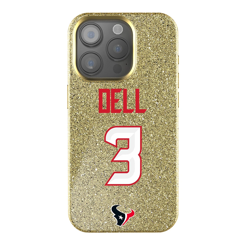 Keyscaper Tank Dell Gold Houston Texans Bling iPhone Case