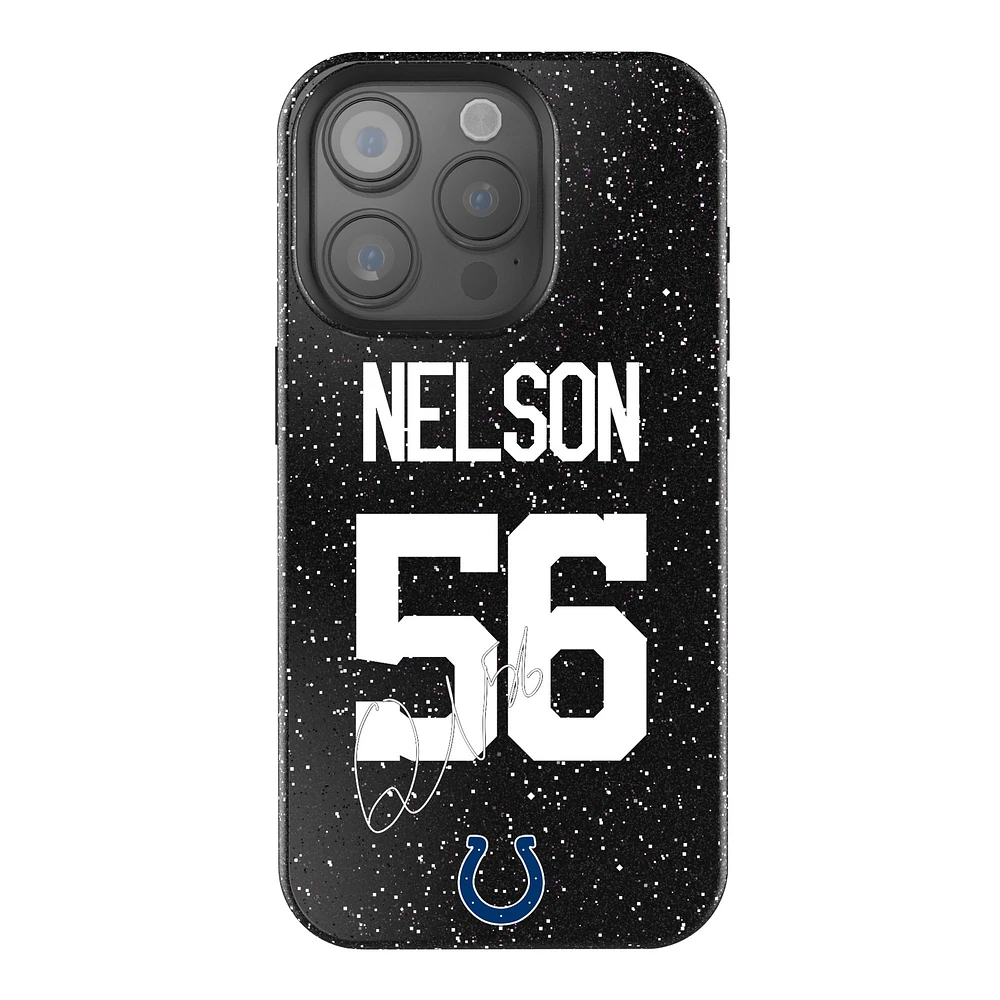 Keyscaper Quenton Nelson Black Indianapolis Colts Bling iPhone Case